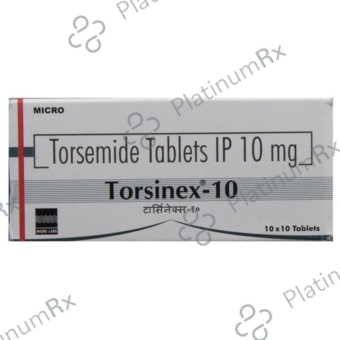 Torsinex 10mg Tablet 10s