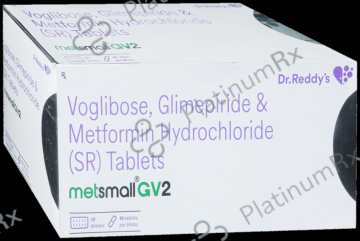Metsmall GV 2/500/0.2mg Tablet SR 10s