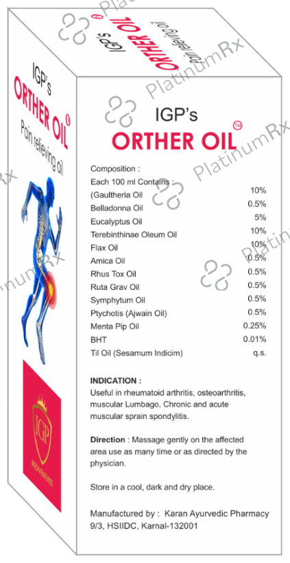 IGP Mediventures Orther Pain Relief Oil 50 ml