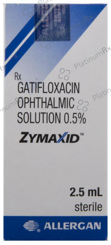 Zymaxid 0.5% Ophthalmic Solution 1s