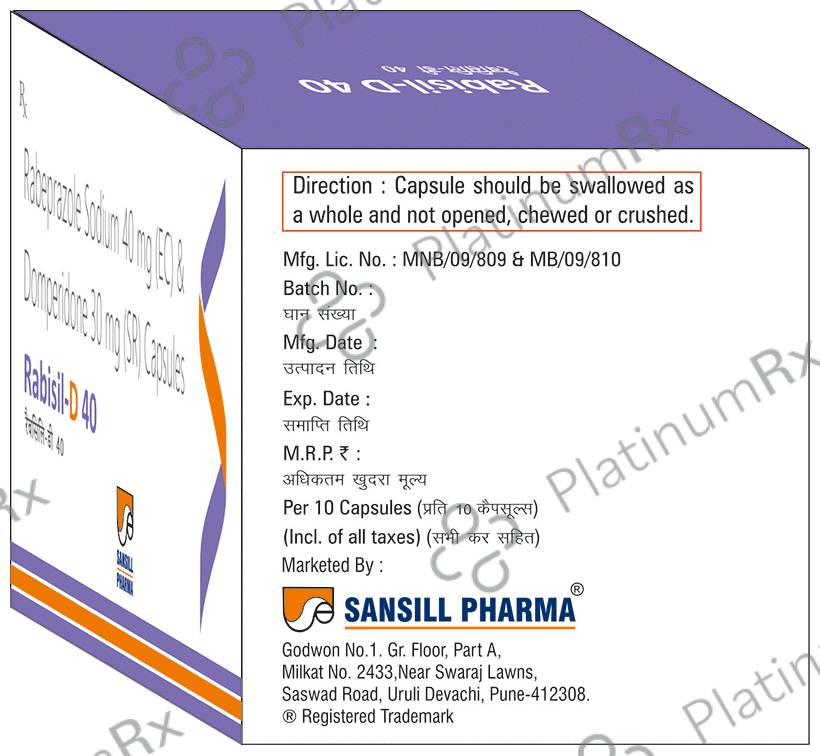 Rabisil-D 40 Capsule SR