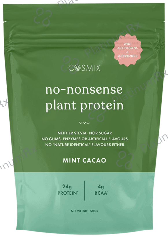 Cosmix No-Nonsense Plant Protein (500gm Each) Mint Cacao 1 Pack
