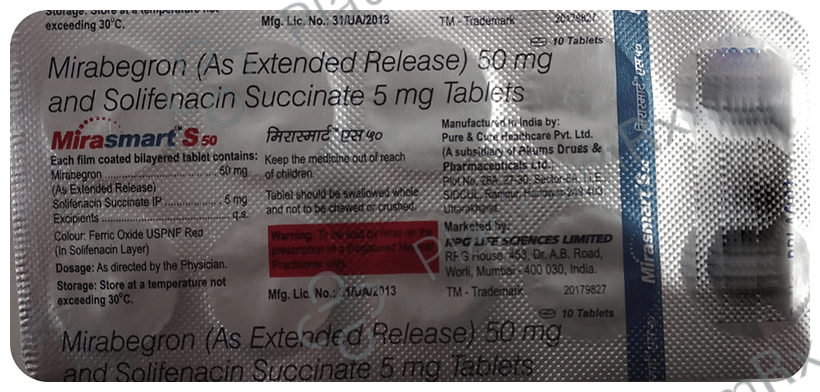 Mirasmart S 50 Tablet ER
