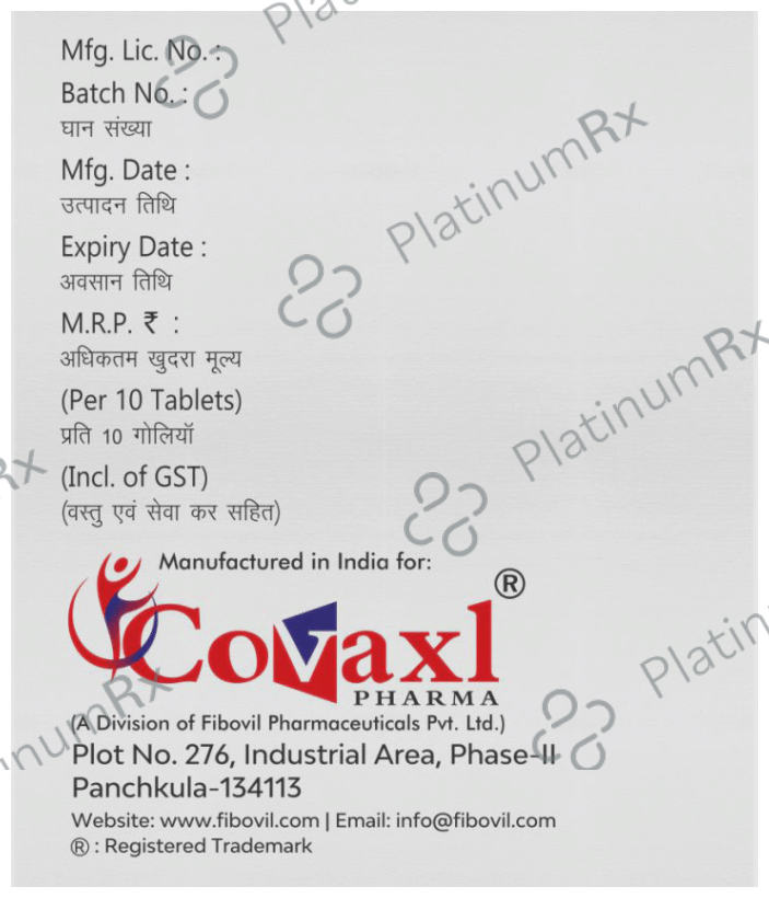 Vaxdox CV 200mg/125mg Tablet