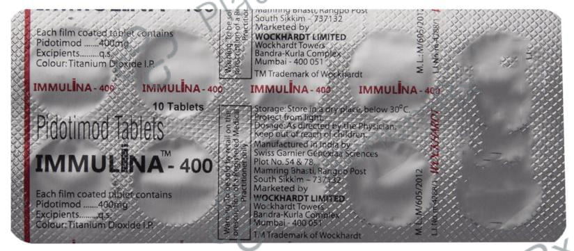 Immulina 400 Tablet