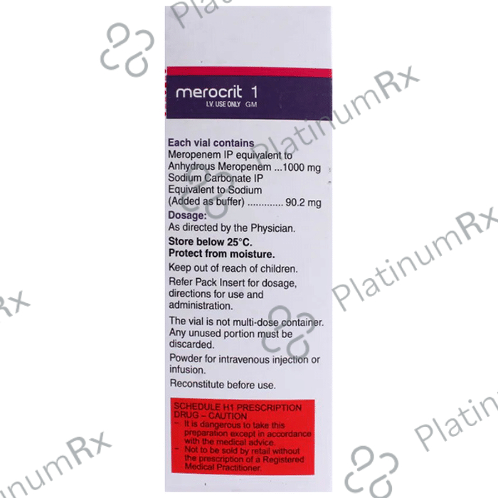 Merocrit 1gm Injection 1gm