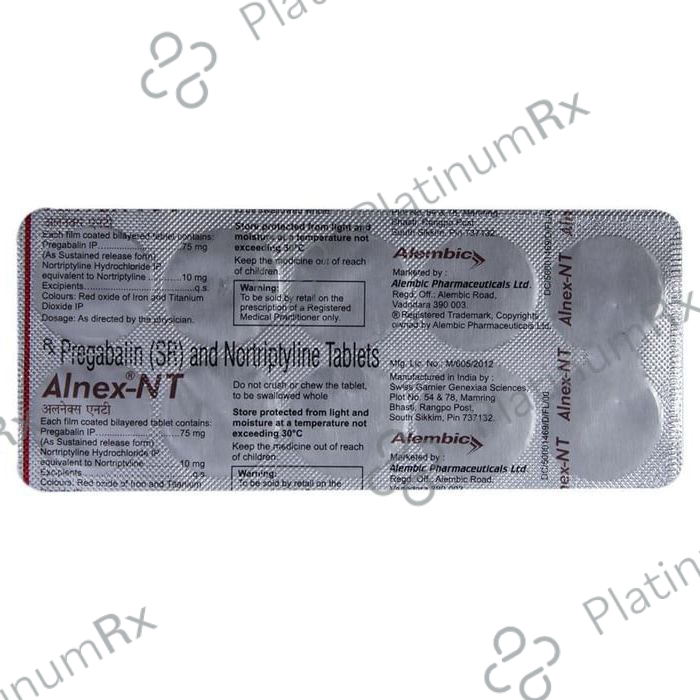 Alnex NT 75mg/10mg Tablet