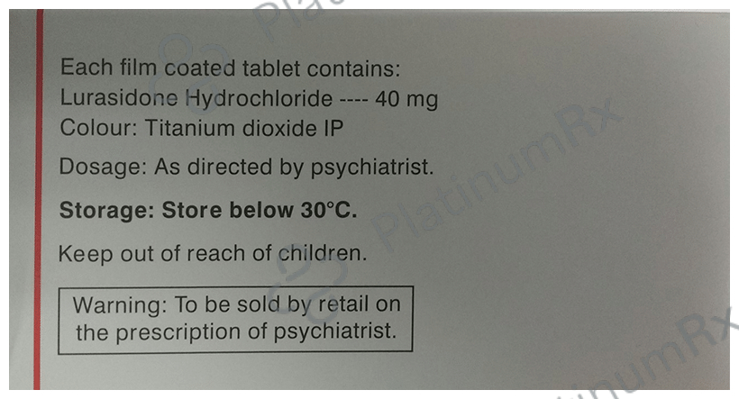 Lurakem 40 Tablet