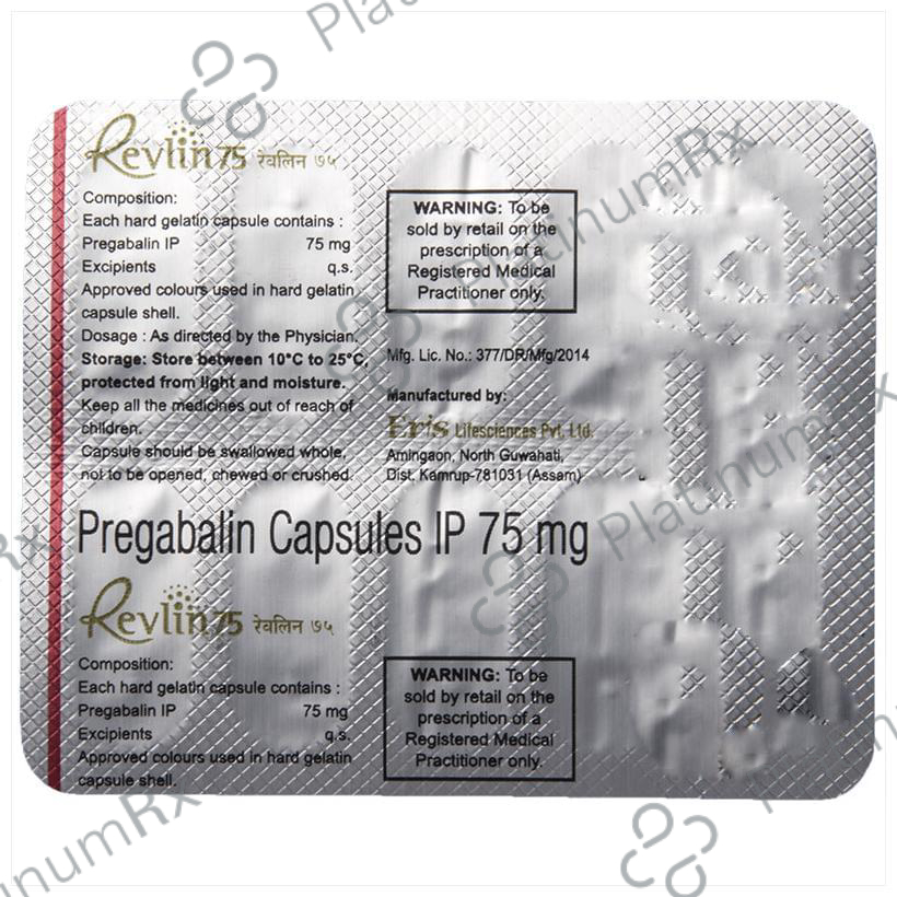 Revlin 75mg Cap 10's