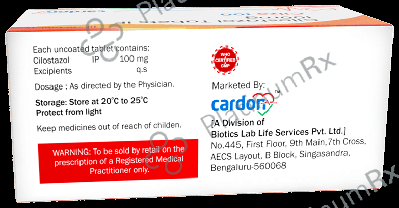 Cilzo 100mg Tablet