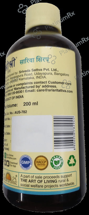 Sri Sri Tattva Sariva Syrup
