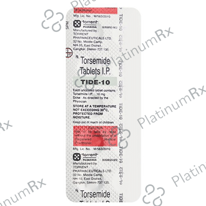 Tide 10mg Tablet 10s