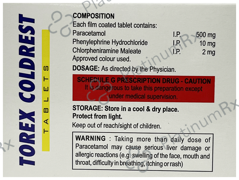 Torex Coldrest Tablet