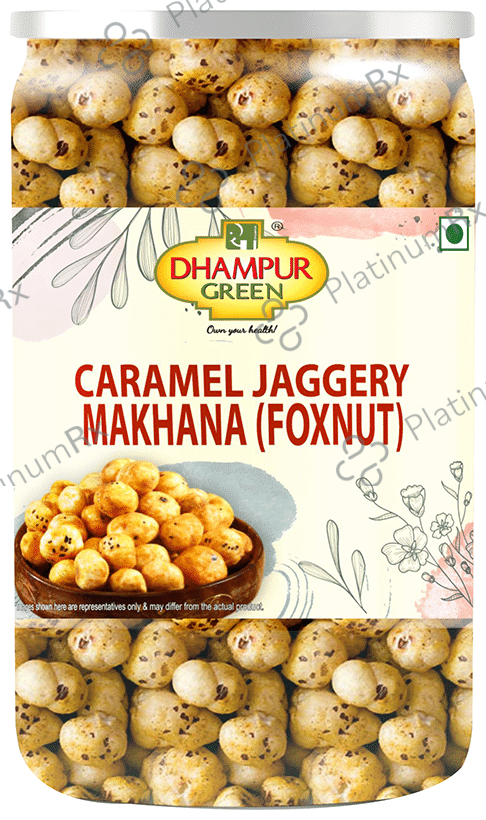 Dhampur Green Caramel Jaggery Makhana (Foxnut)