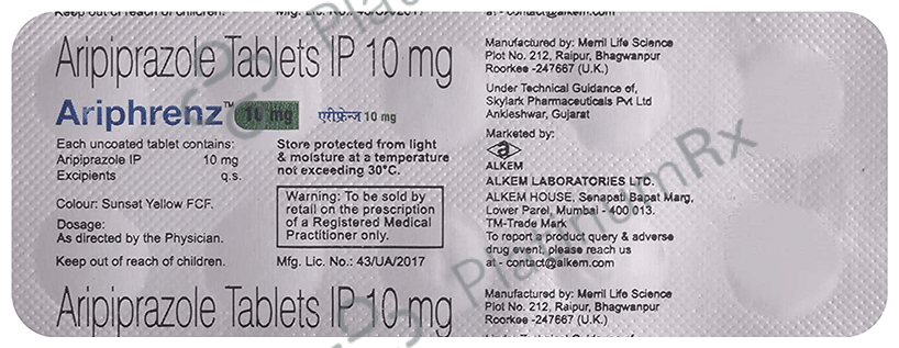 Ariphrenz 10mg Tablet