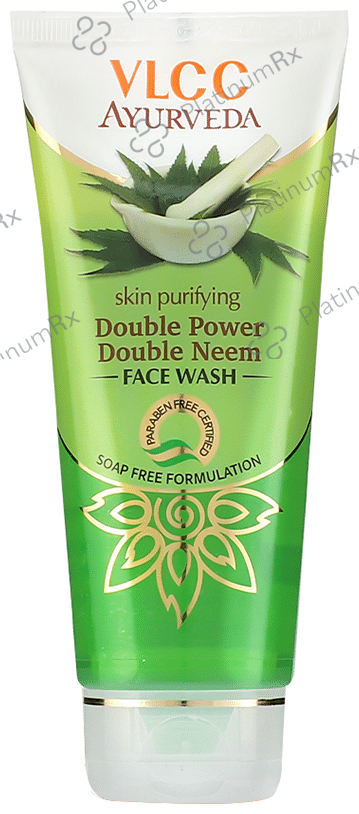 VLCC Ayurveda Skin Purifying Double Power Double Neem Face Wash 100 ml