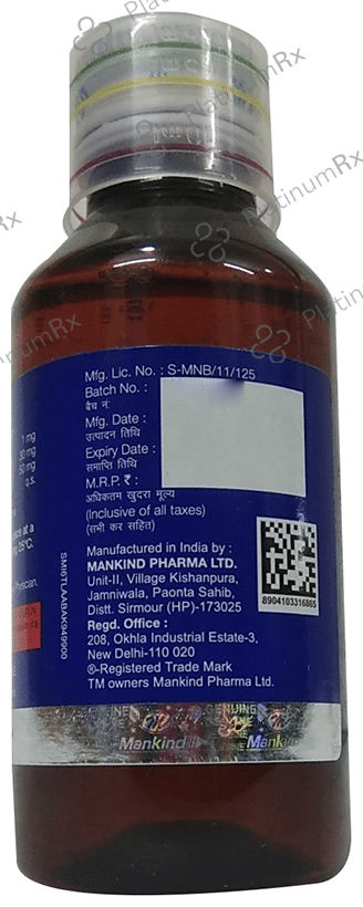 Asthakind LS Cola 15/50/1mg Expectorant 100ml