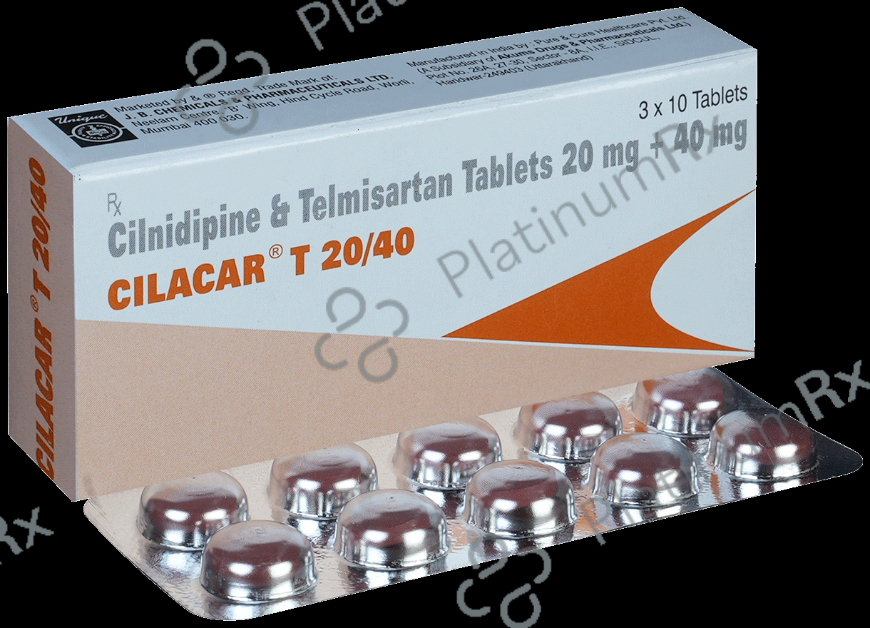 Cilacar T 20/40 Tablet 10 Tablet