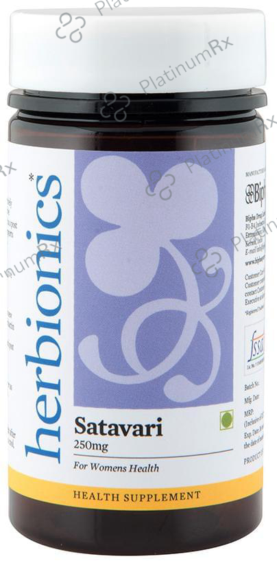 Bipha Ayurveda Herbionics Satavari 250mg Capsule