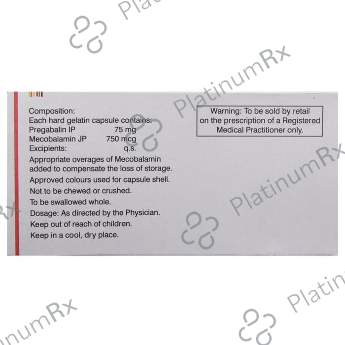 Gabamax 75mg Capsule