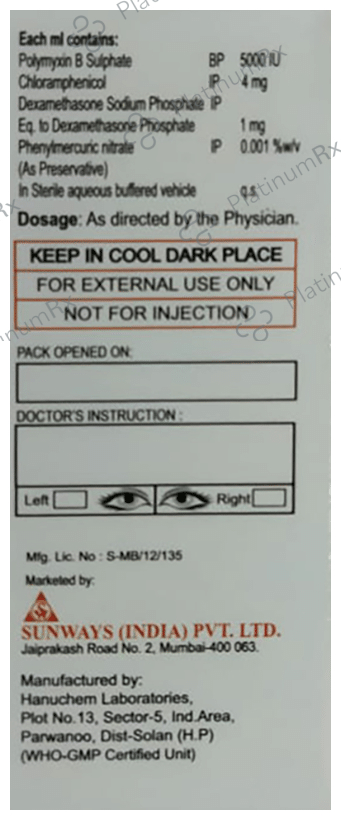 Polychlor DM Eye/Ear Drops