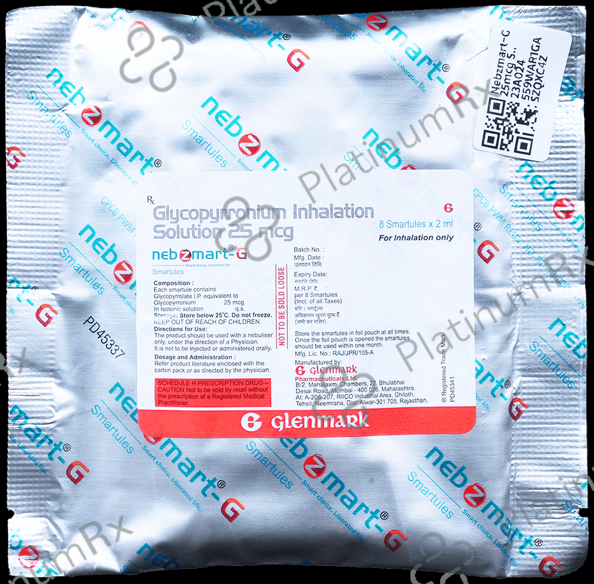 Nebzmart G 25mcg Smartules 2ml Respule 8s