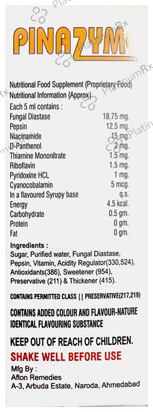 Pinazyme Syrup