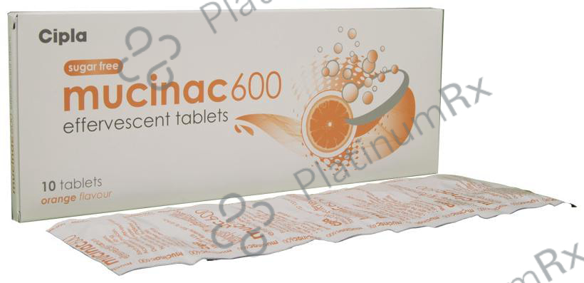 Mucinac 600mg Effervescent Tablet 10s