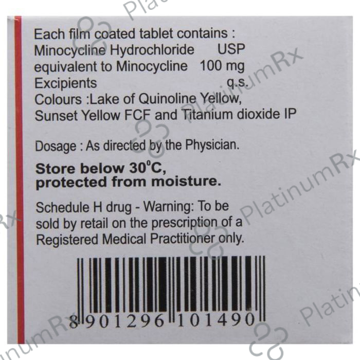 Minoz 100mg Tablet 10s
