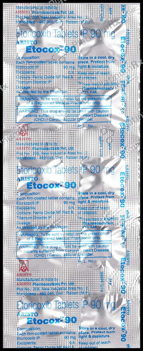 Etocox 90mg Tablet 10s