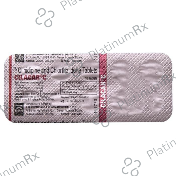 Cilacar C 12.5/10mg Tablet 10s