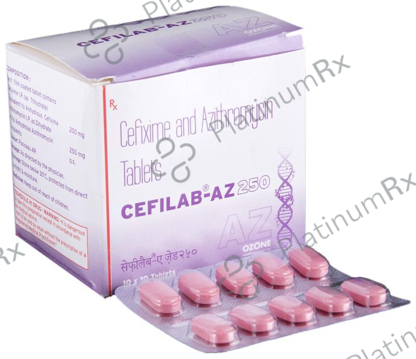 Cefilab-AZ 250 Tablet