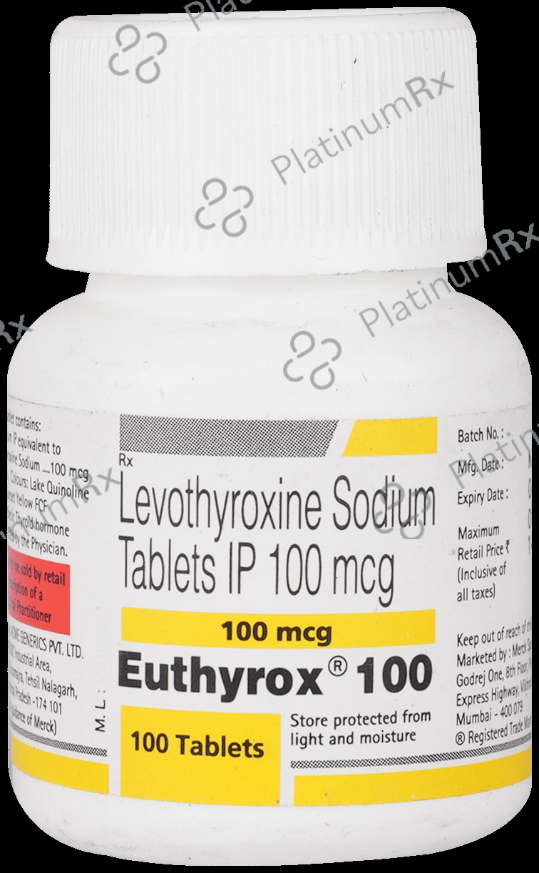 Euthyrox 100mcg Tablet 100s
