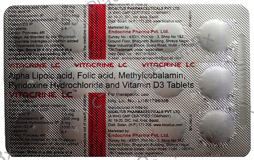 Vitacrine LC Tablet 15s