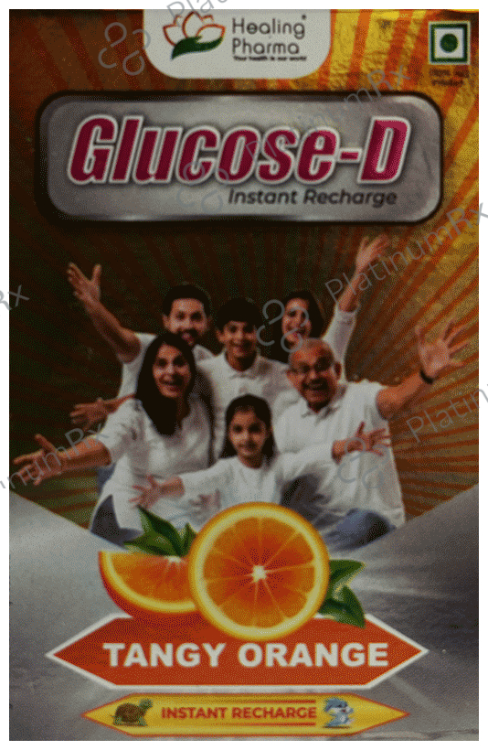Healing Pharma Glucose D (100gm Each) Orange 1 Pack