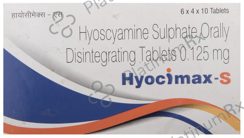 Hyocimax S 0.125mg Disintegrating strip 10s