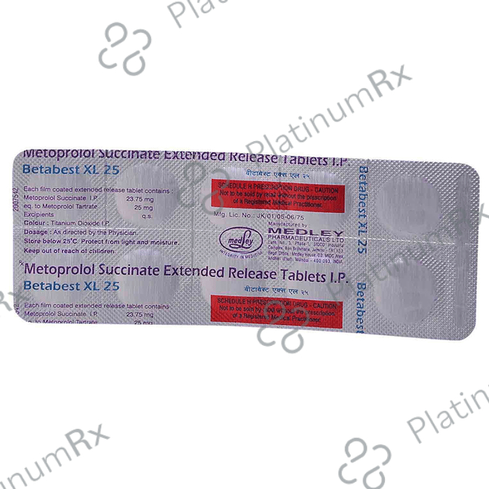 Betabest XL 25mg Tablet 10s