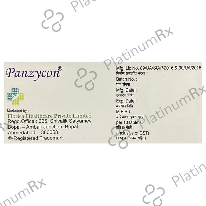 Panzycon 170mg/80mg Tablet