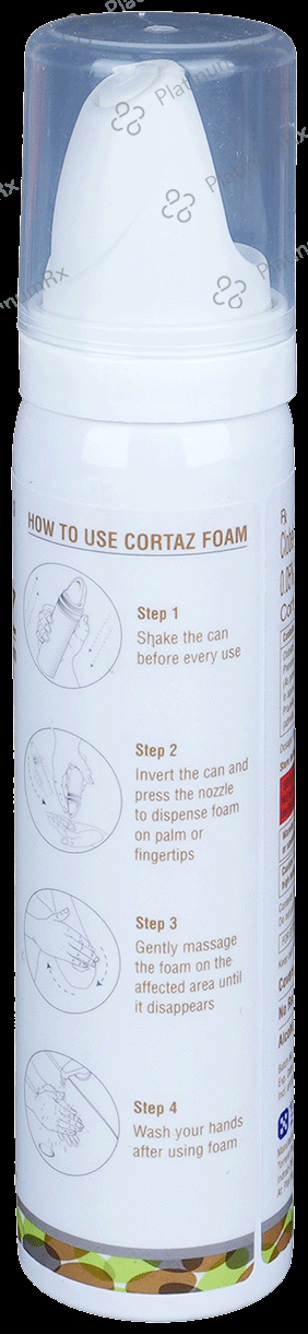 Cortaz 0.05% Foam 50gm