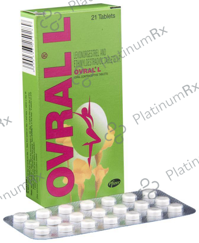 Ovral L 0.035/0.15mg Tablet 21s