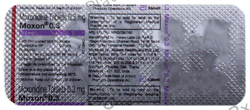 Moxon 0.3mg Tablet 10s