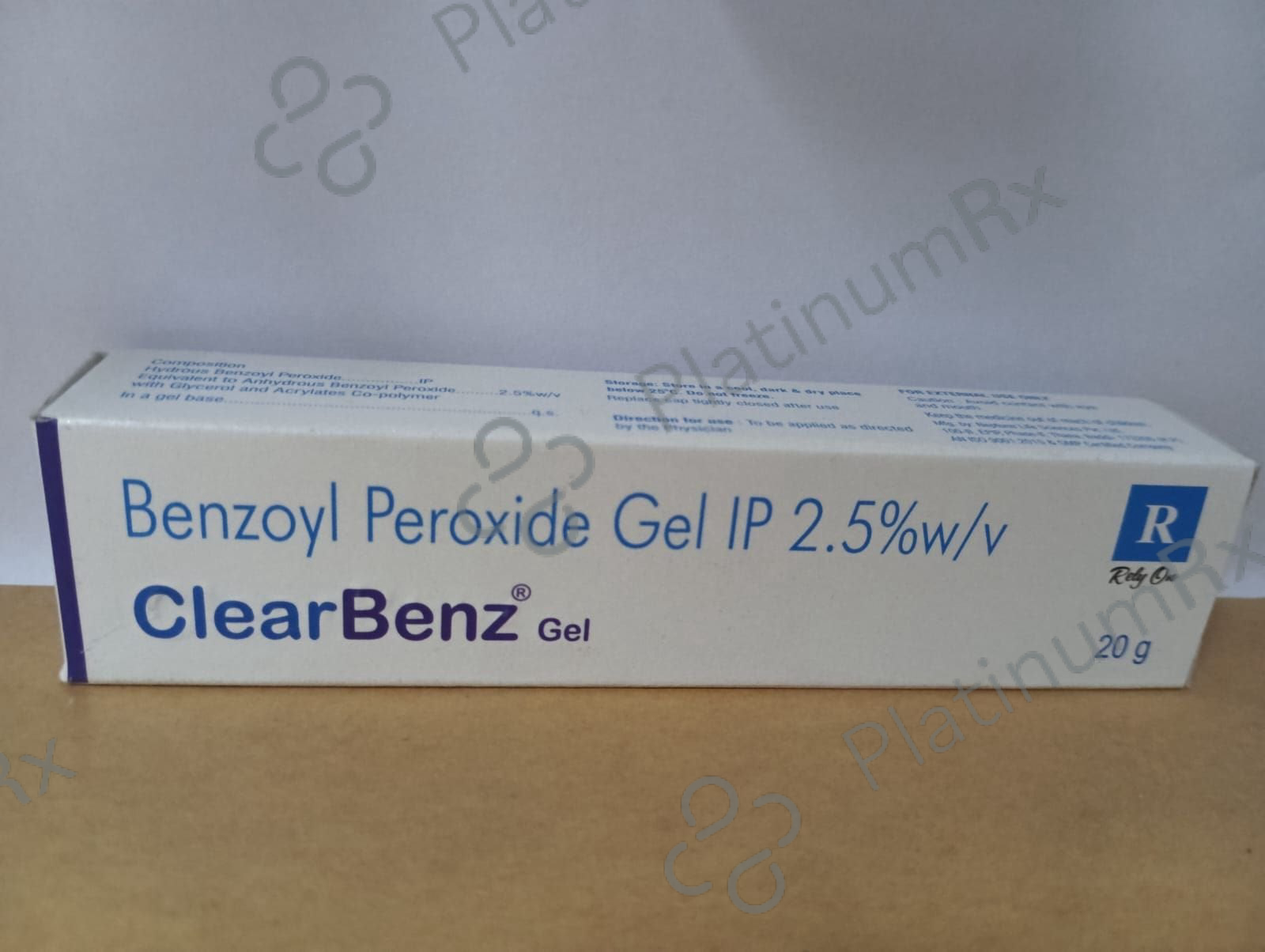 Clearbenz 2.5% Gel 20gm