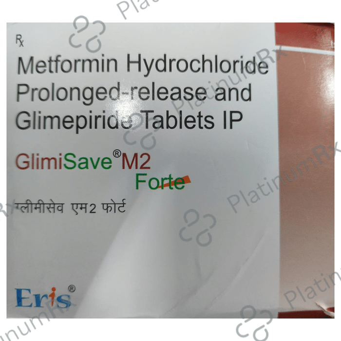 Glimisave M2 Forte 2/1000mg Tablet PR 15s