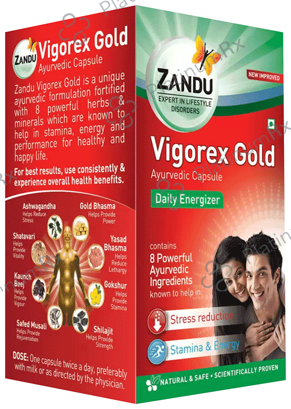 Zandu Vigorex Gold Capsule 20 capsules