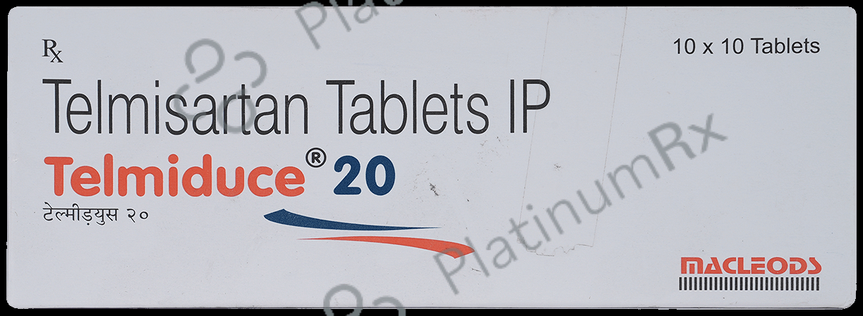 Telmiduce 20mg Tablet 10s