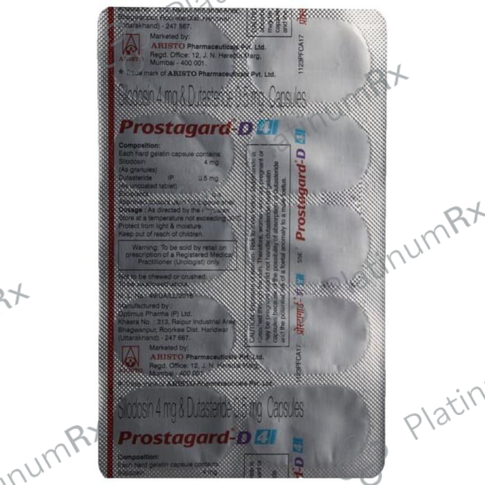 Prostagard D 4/0.5mg Capsule 10s