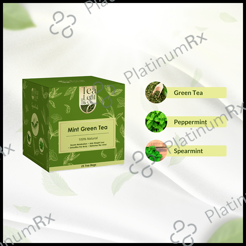 Tea Leaf & Co Mint Green Tea Bag (1.6gm Each)