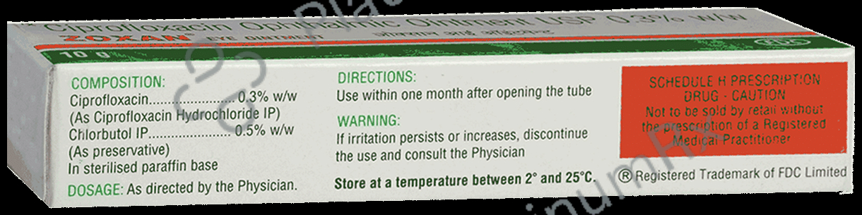 Zoxan Eye Ointment 10gm