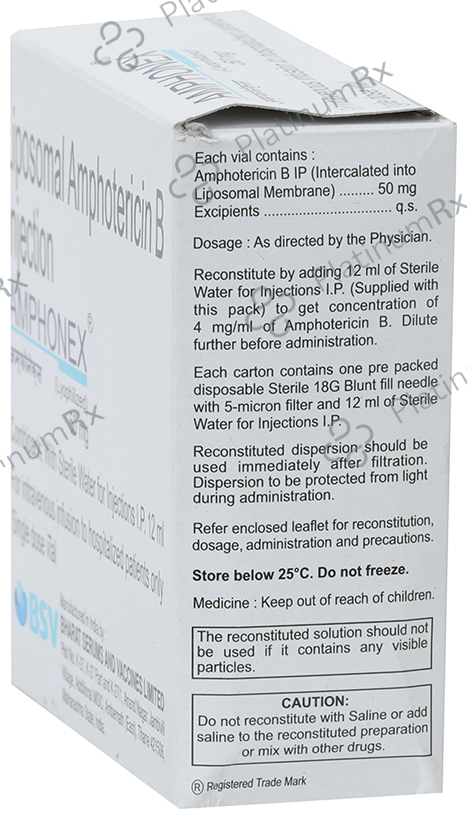 Amphonex 50mg Injection 1s