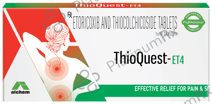 Thioquest ET 60/4mg Tablet 10s